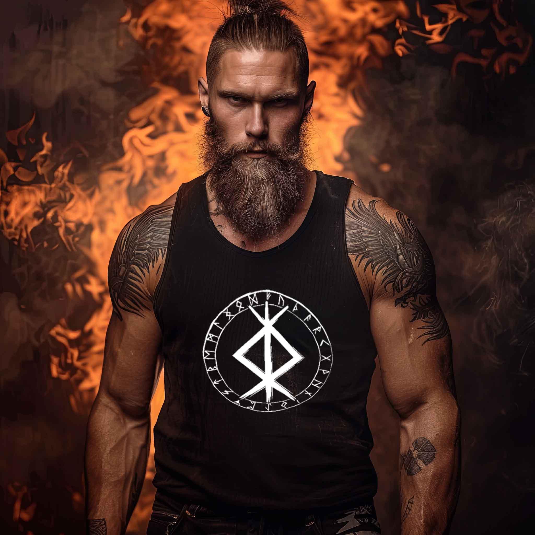 Wikinger Binde Runen Tanktop Protection - Nordic Viking Wear