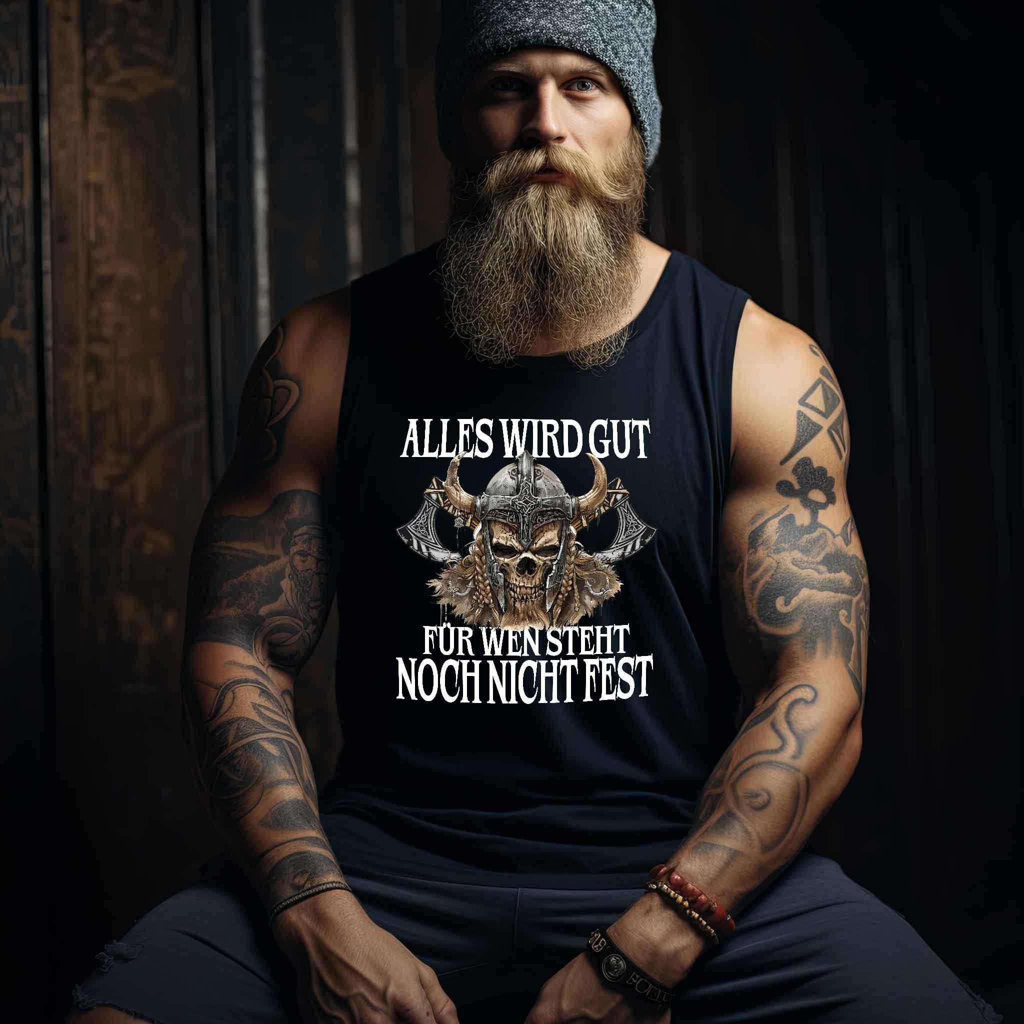 Lustiges Wikinger Tanktop Alles Wird Gut - Herren Tanktop - Nordic Viking Wear