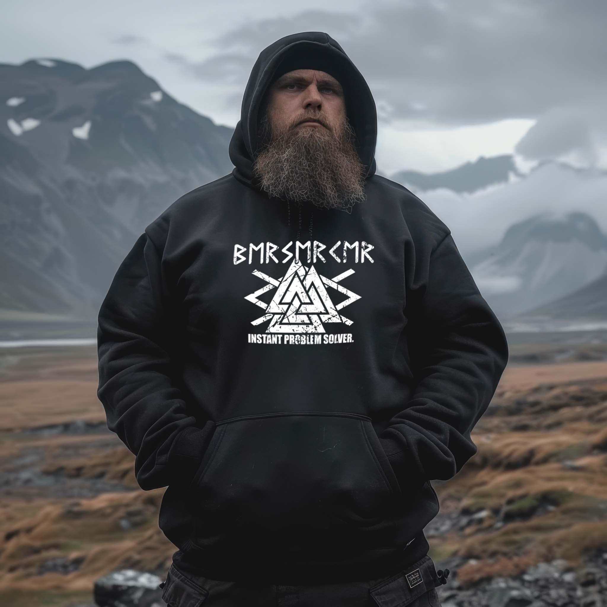 Wikinger Oversized Hoodie "Berserker - Instant Problem Solver" - Nordic Viking Wear
