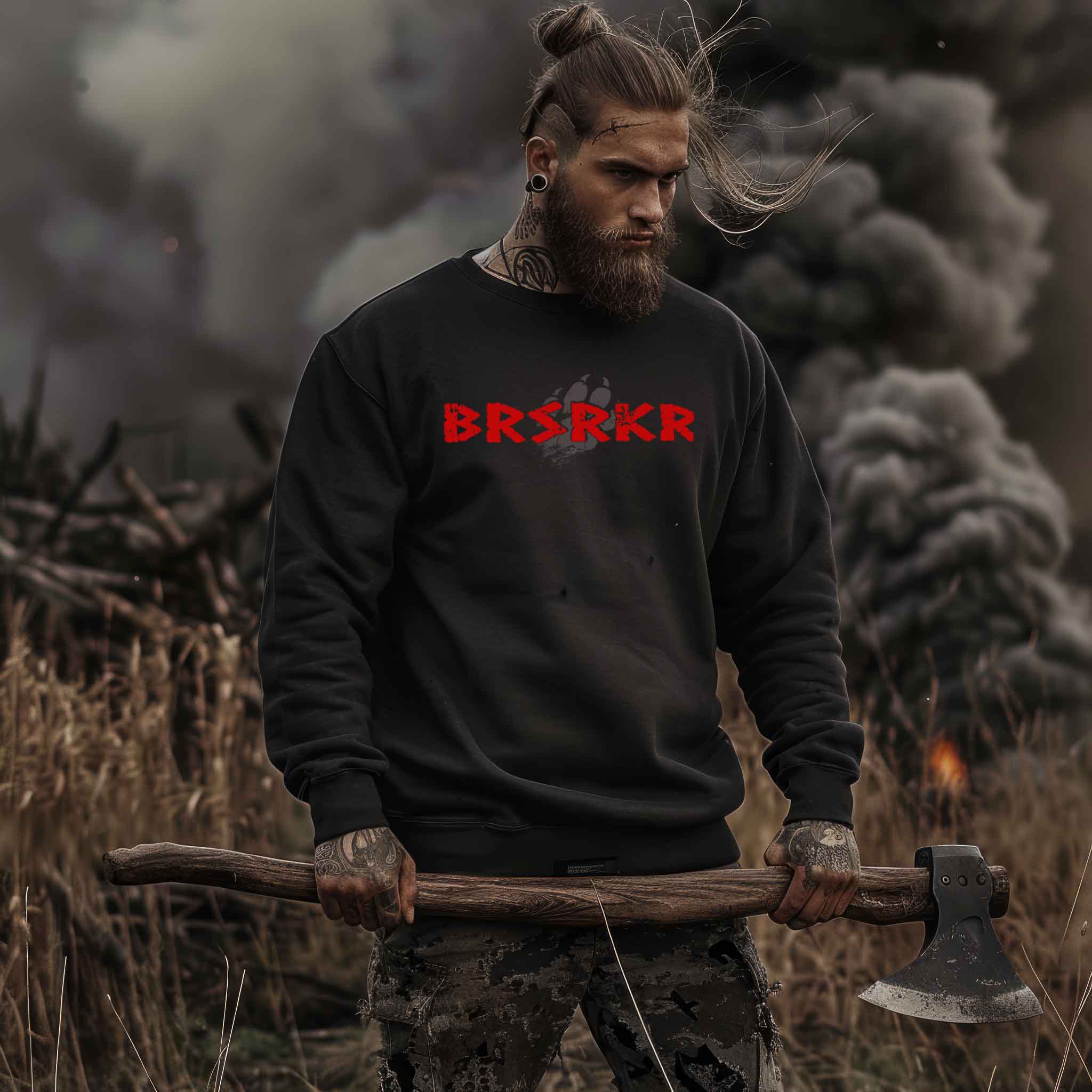 Wikinger Berserker Kralle Sweatshirt  - Unisex Pullover