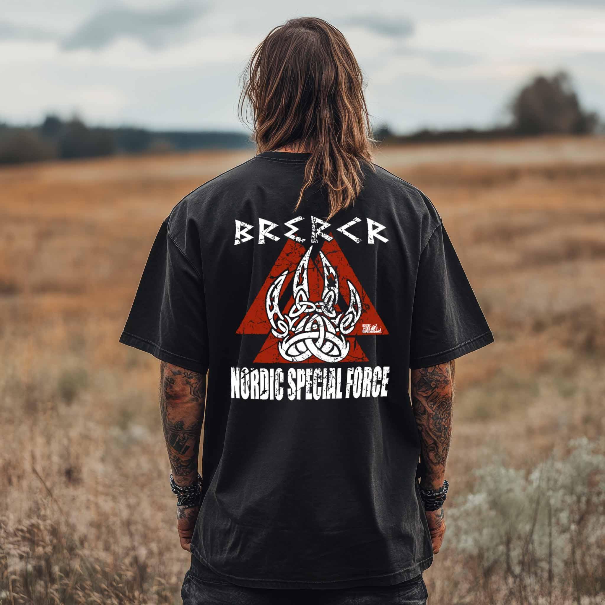 Wikinger Heavy Oversized Shirt Berserker "Nordic Special Force" - Nordic Viking Wear