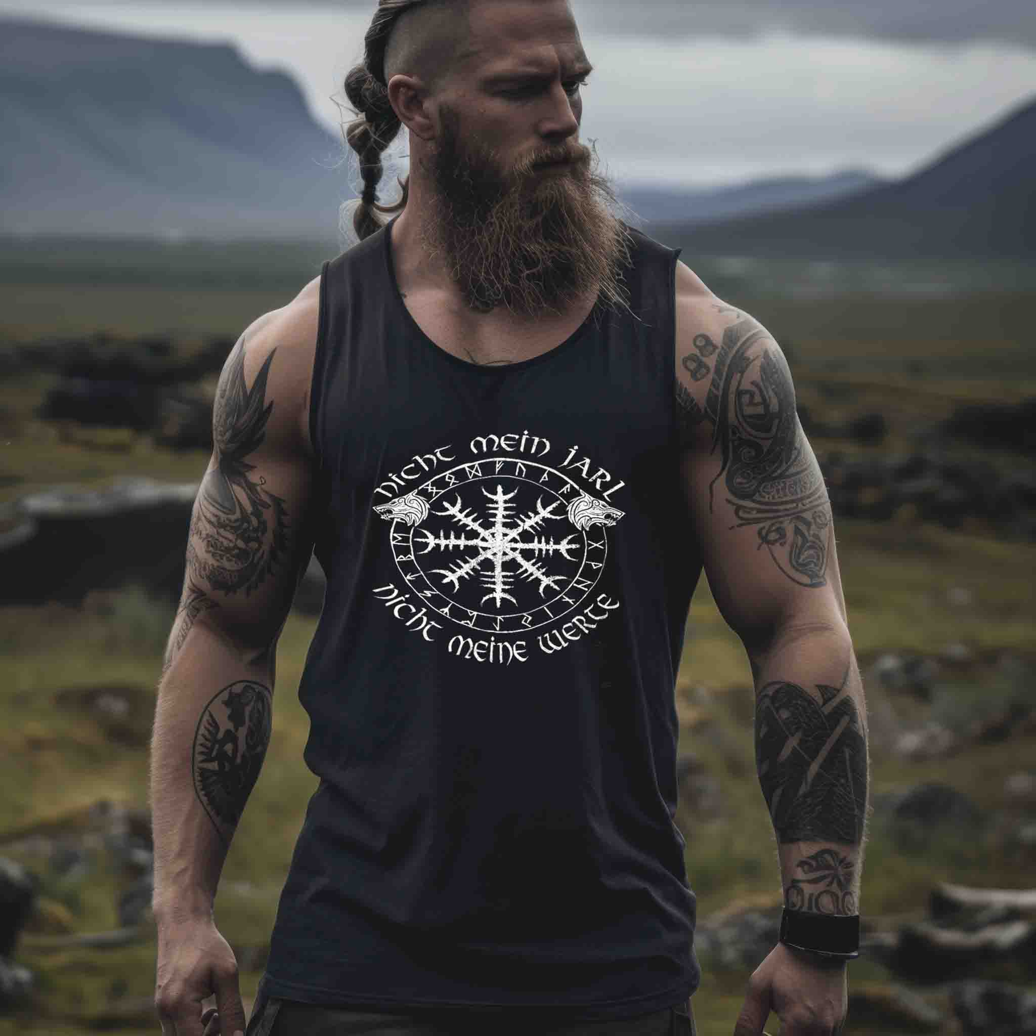 Wikinger Tanktop Nicht Mein Jarl Nicht Meine Werte