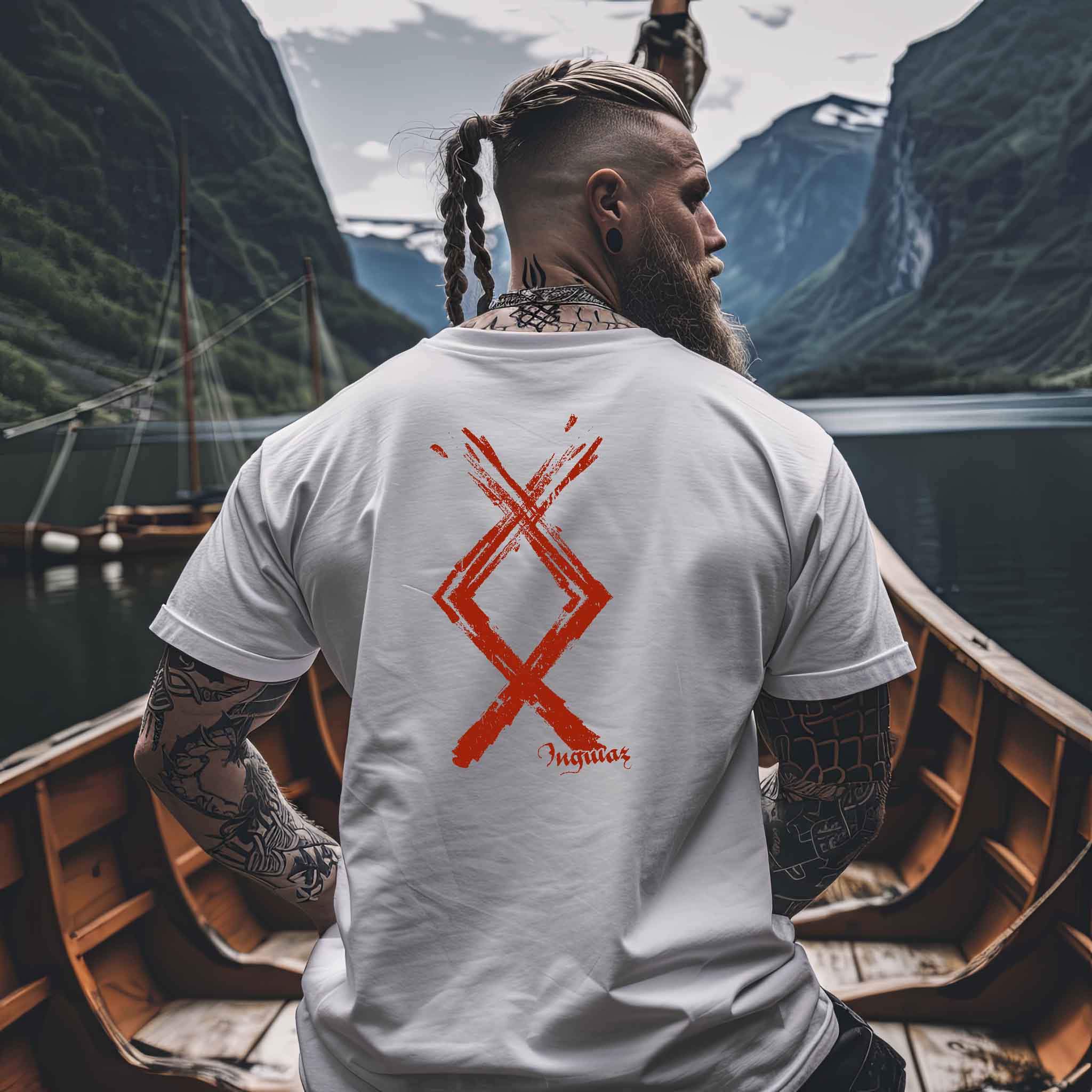 Ingwaz Rune Shirt - Nordische Mythologie Kraftsymbol