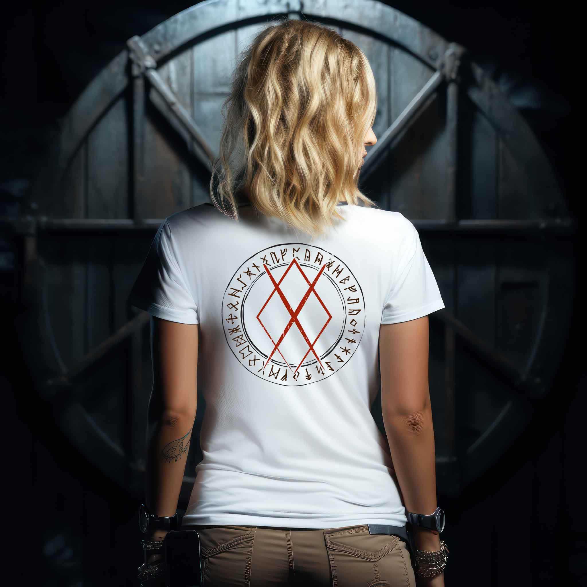 Schildmaiden Extendet Shirt – Gungnir: Die Speerkraft Odins in modernem Design