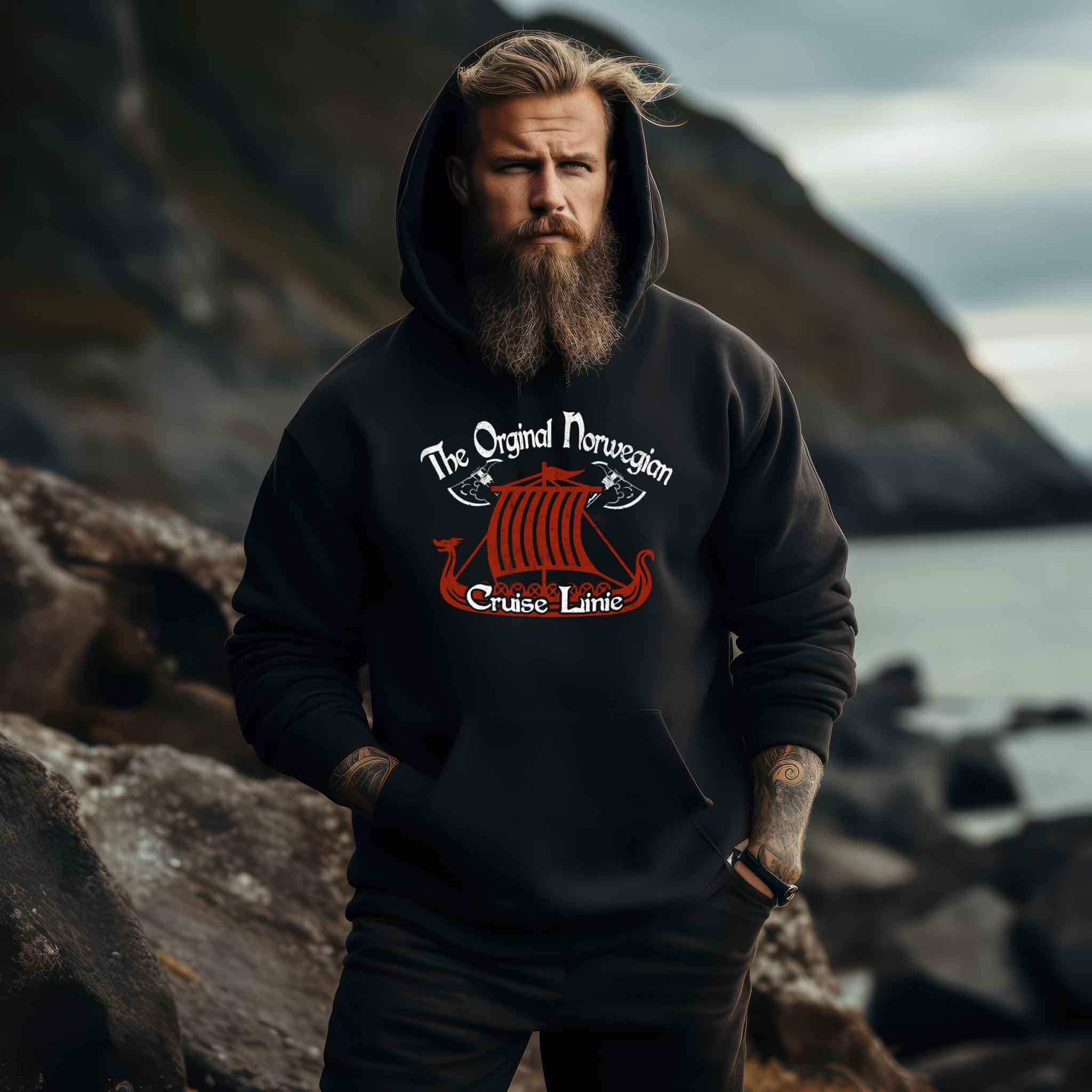 Wikinger Hoodie - "The Original Norwegian Cruise Linie"