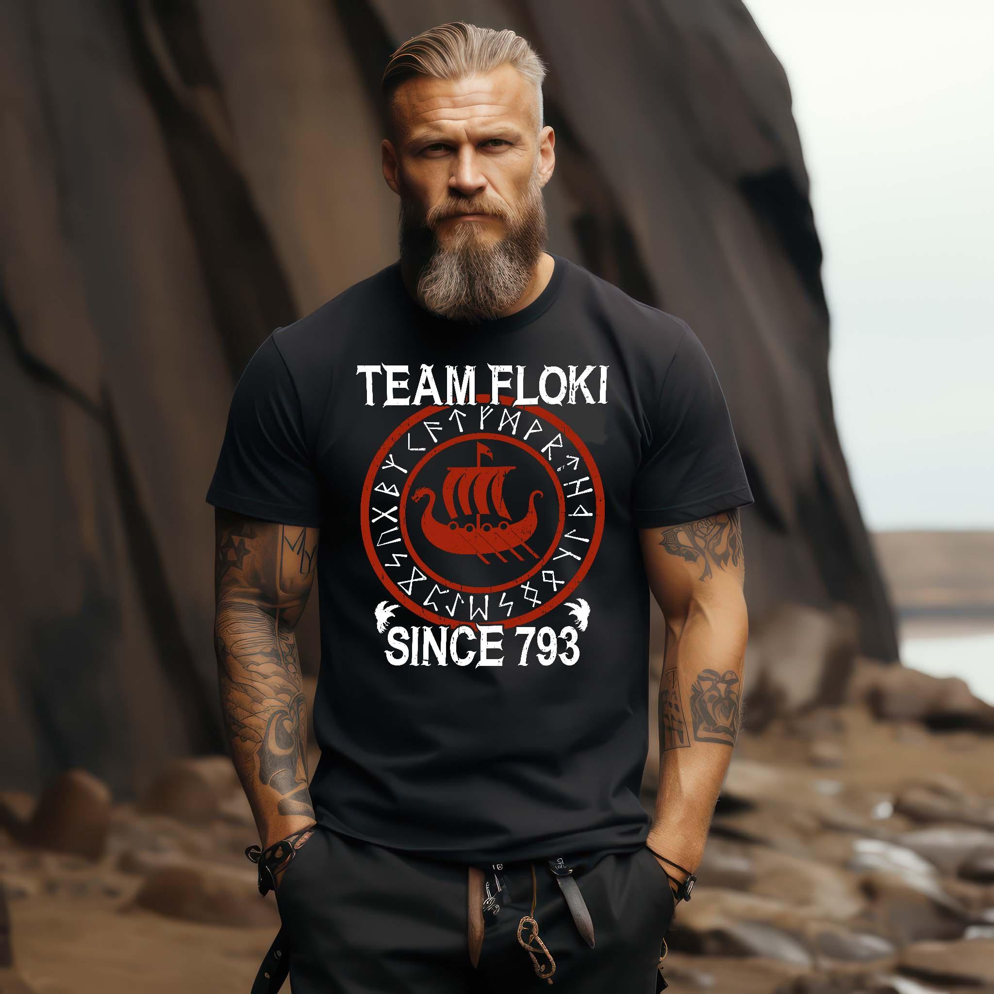 Team Floki – Ehre die Wikingerlegende: T-Shirt für Fans der Nordischen Entdecker - Nordic Viking Wear