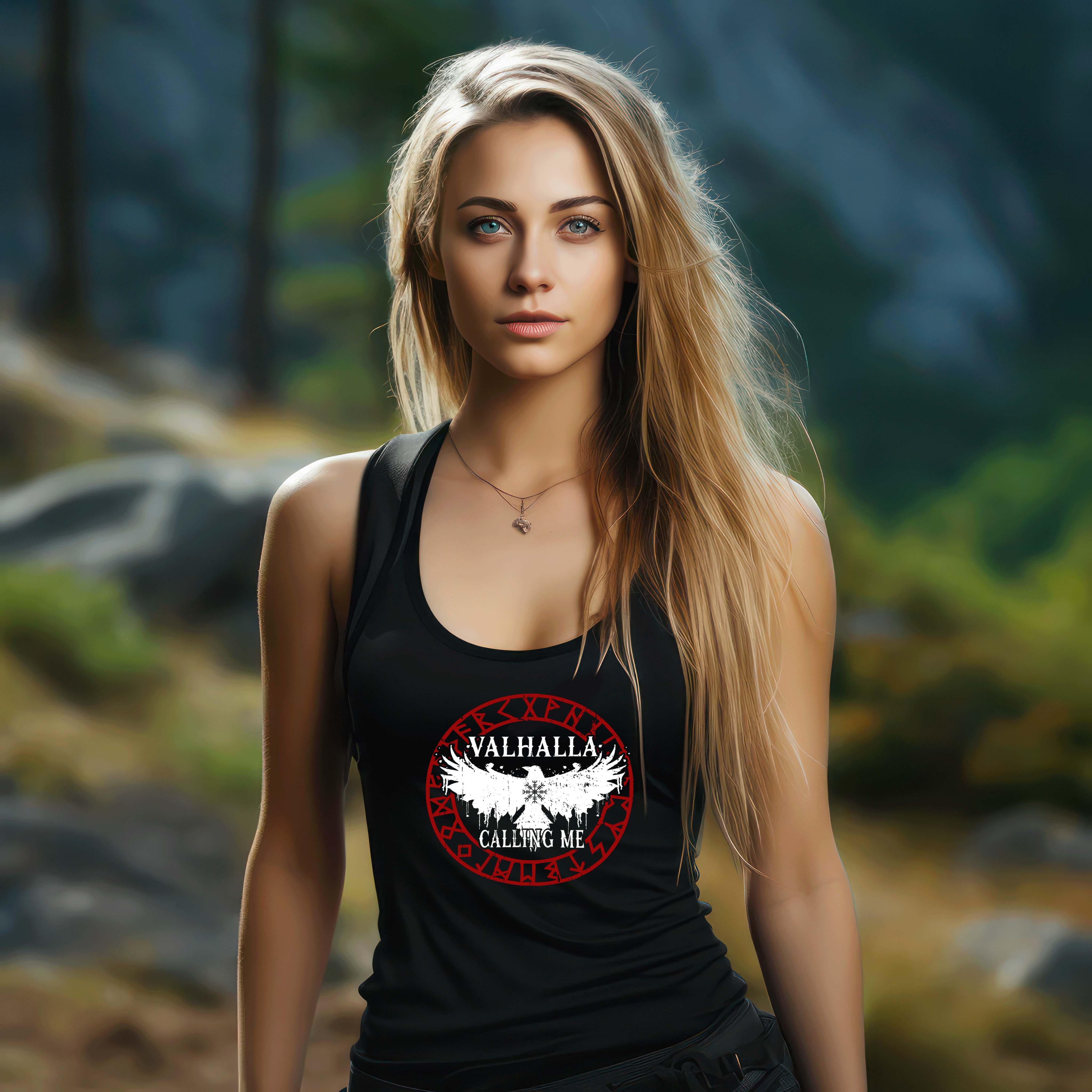 Schildmaiden Tanktop "Ruf nach Valhalla" – Antworte dem Ruf der Ehre