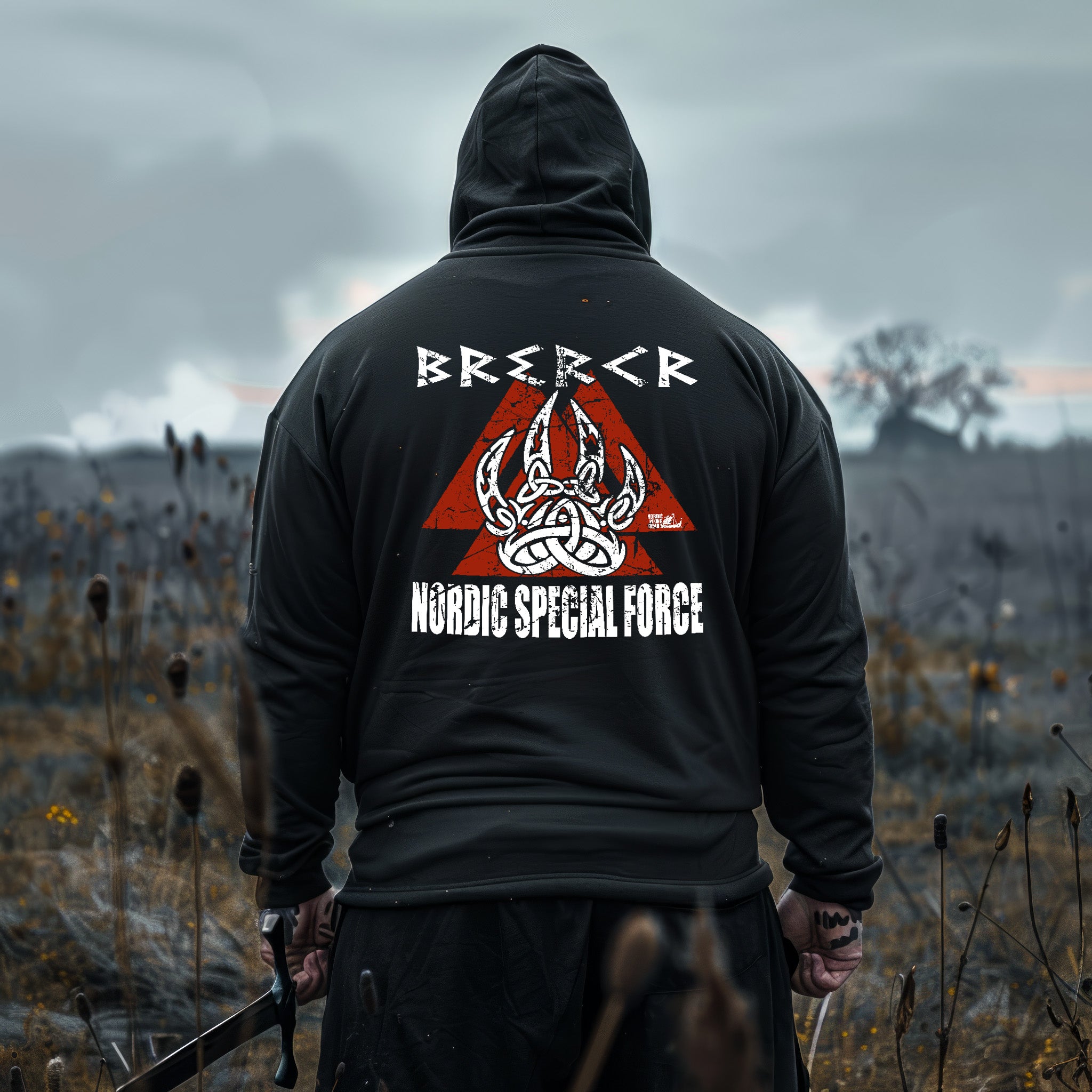 Wikinger-Premium Hoodie Berserker "Nordic Special Force"