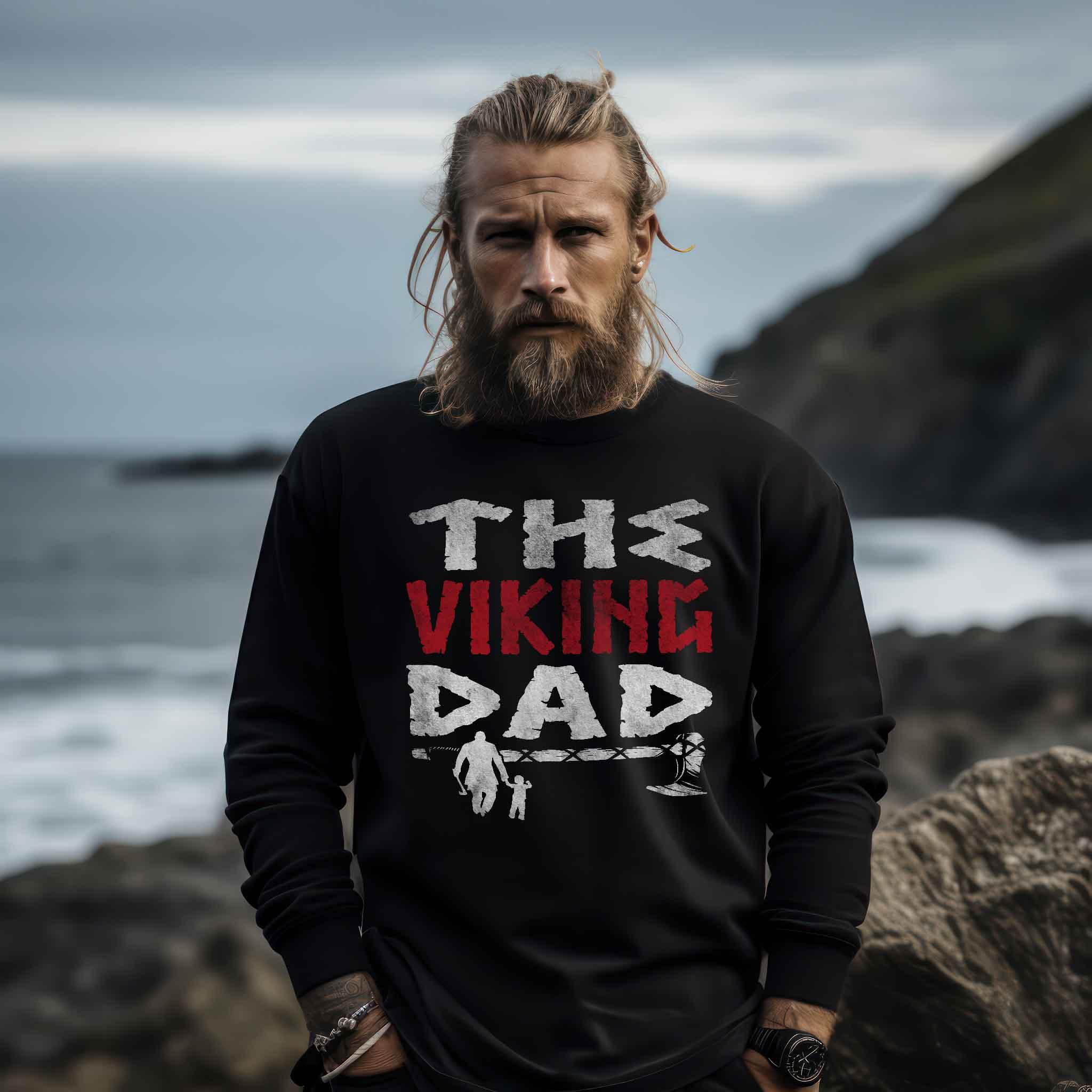 The Viking Dad – Das ultimative Heavy Sweatshirt für starke Väter!