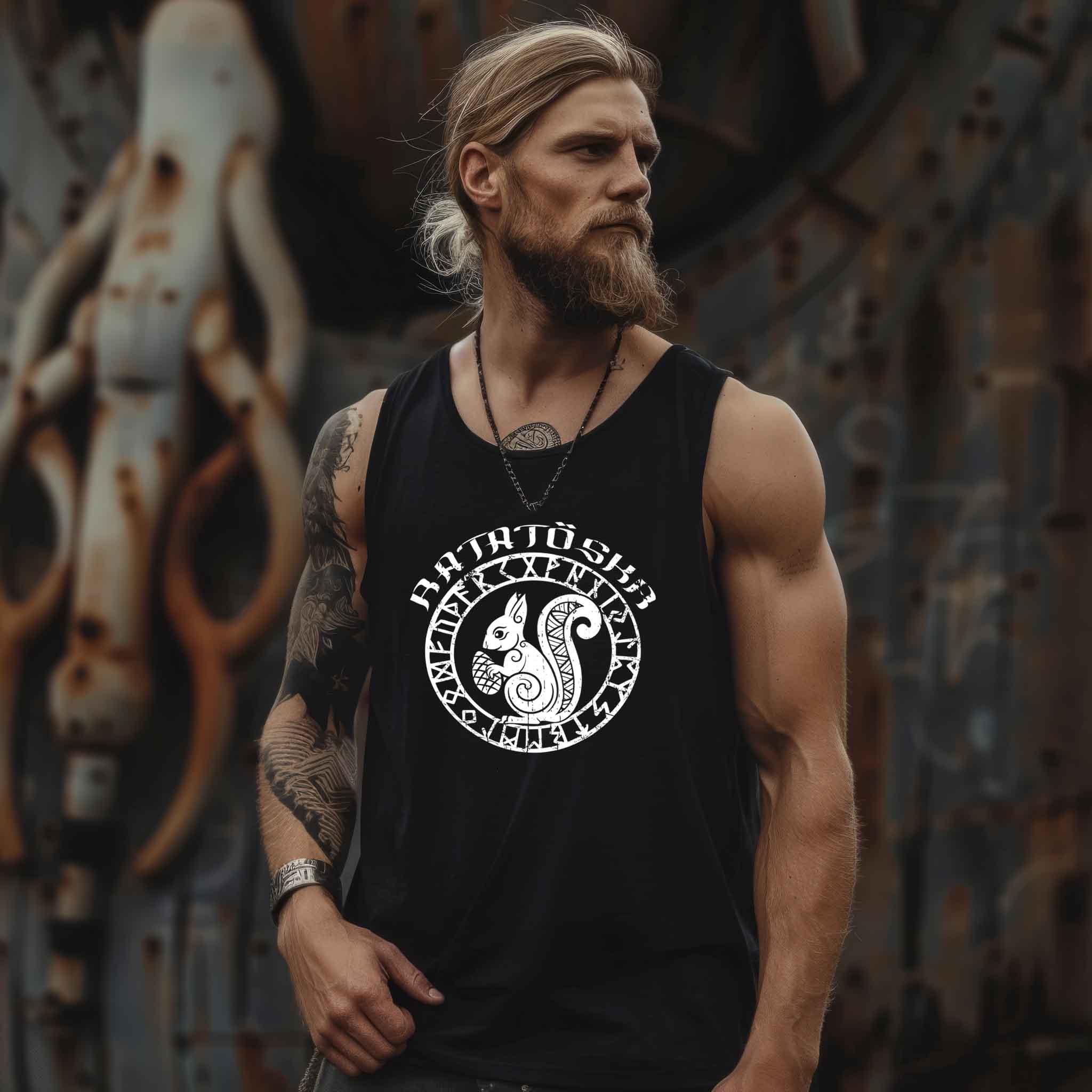 Wikinger Tanktop 'Ratatöskr' – Bote der Weltenesche - Nordic Viking Wear