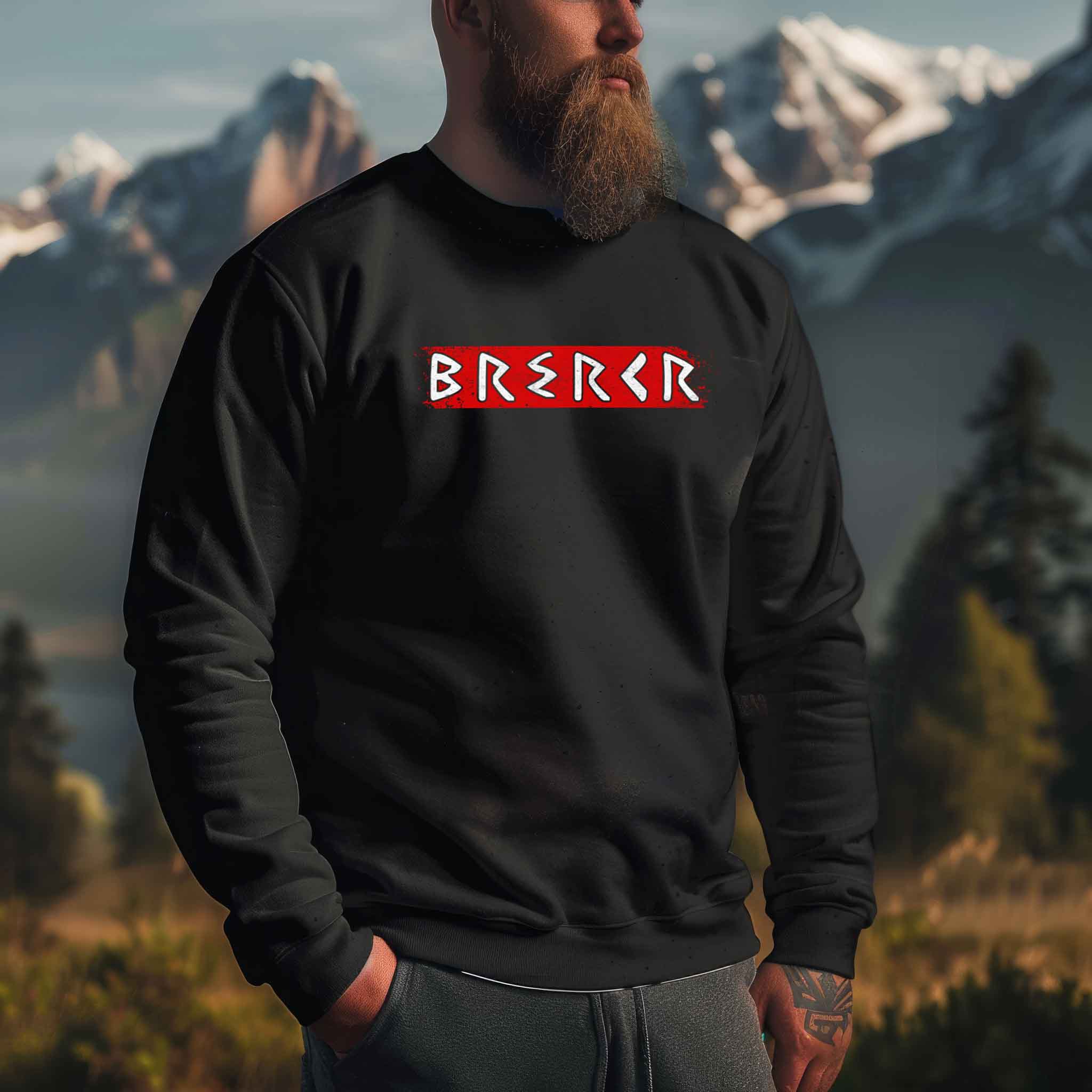 "Wikinger Berserker Krieger Sweatshirt – Entfessele den Zorn"