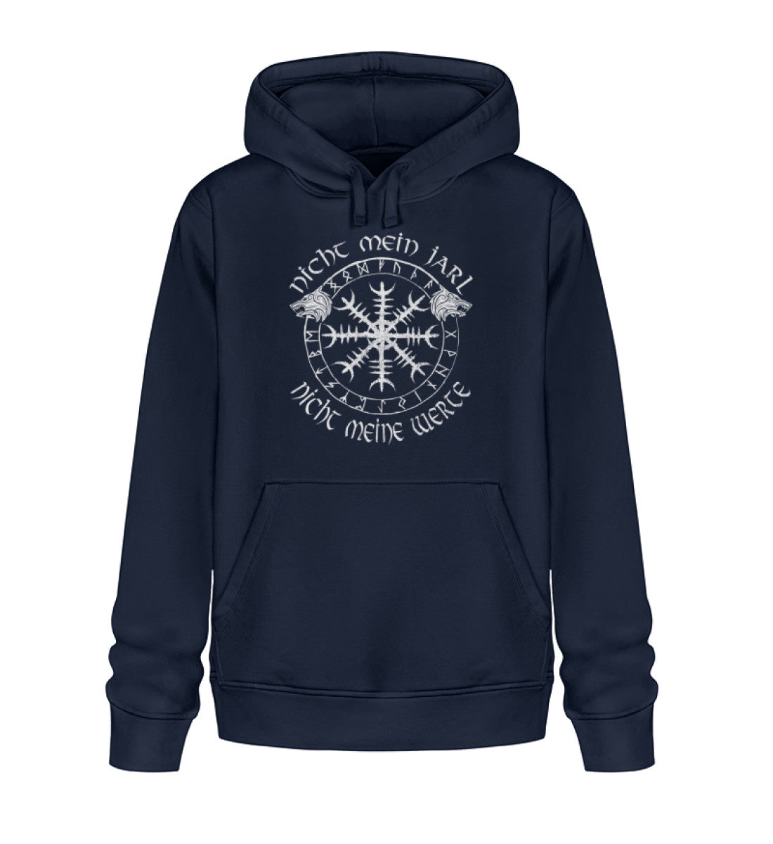 Premium Hoodie Nicht Mein Jarl Nicht Meine Werte - Unisex Organic Hoodie 2.0 ST/ST - Nordic Viking Wear