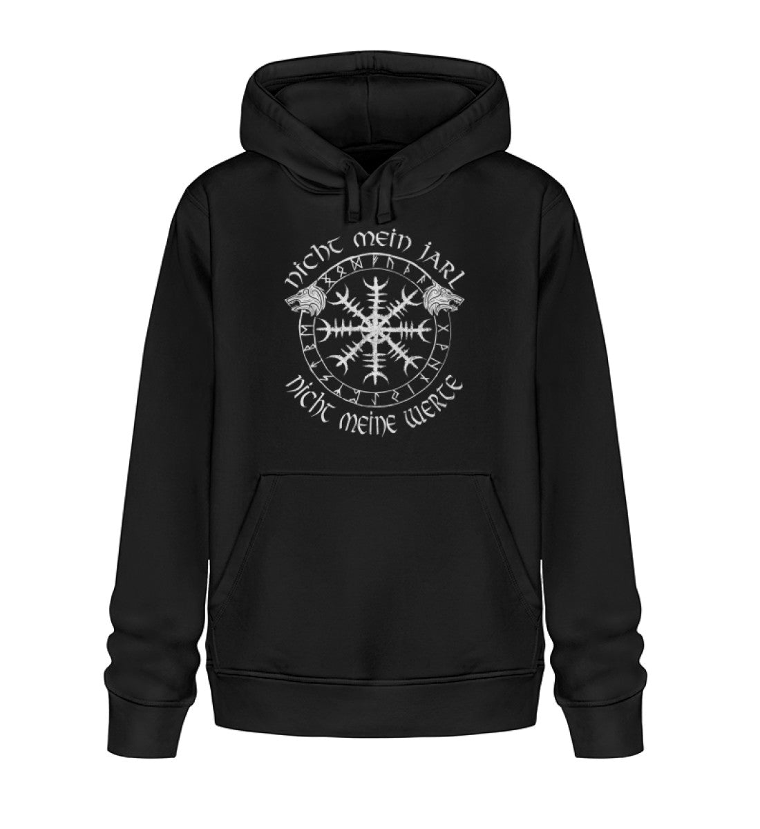 Premium Hoodie Nicht Mein Jarl Nicht Meine Werte - Unisex Organic Hoodie 2.0 ST/ST - Nordic Viking Wear