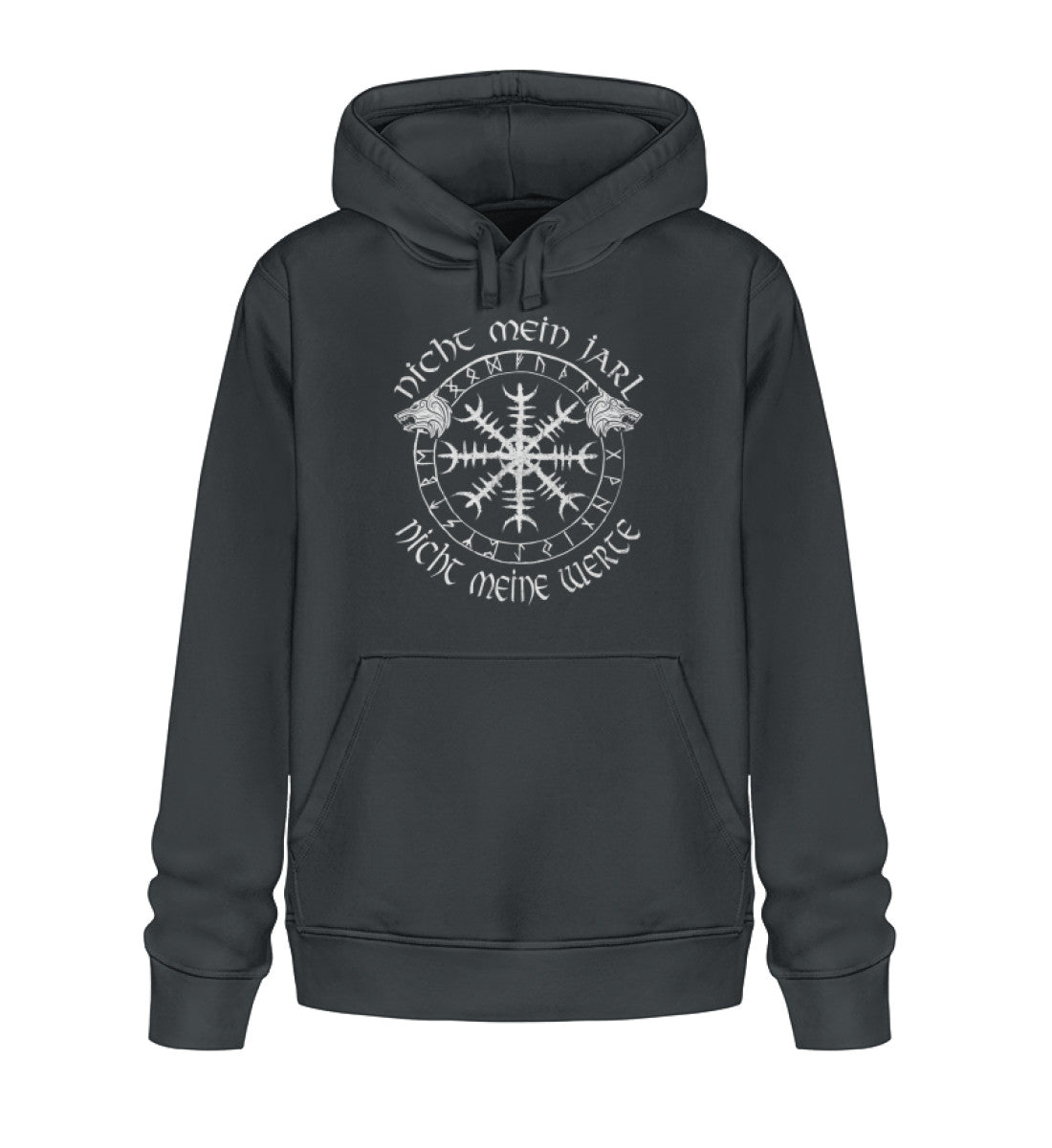 Premium Hoodie Nicht Mein Jarl Nicht Meine Werte - Unisex Organic Hoodie 2.0 ST/ST - Nordic Viking Wear