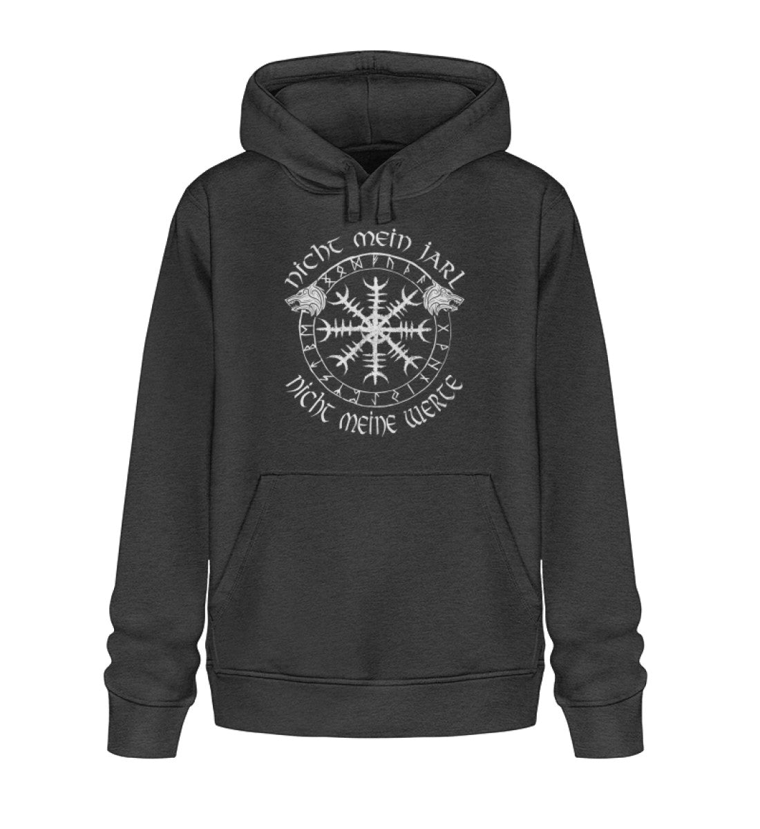 Premium Hoodie Nicht Mein Jarl Nicht Meine Werte - Unisex Organic Hoodie 2.0 ST/ST - Nordic Viking Wear