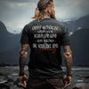 Wikinger Premiumshirt Backprint Odin schütze uns vor Sturm und Wind.