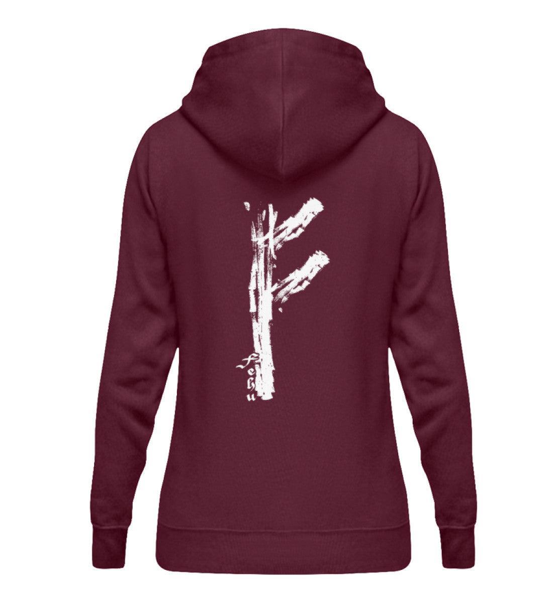 Schildmaiden Hoodie Fehu Rune – Symbol für Wohlstand und Energie - Nordic Viking Wear